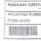 NEW GENUINE NISSAN MOUNTING RUBBER RADIATOR UPPER 21506-AX300