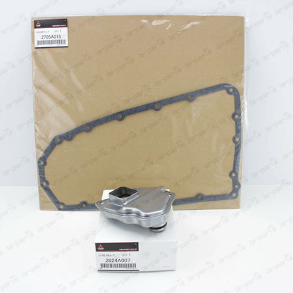 NEW GENUINE MITSUBISHI 08-20 LANCER OUTLANDER CVT TRANSMISSION FILTER & GASKET