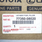 New Genuine OEM Toyota 2011-2019 Sienna Fuel Gas Door Lid 77350-08020