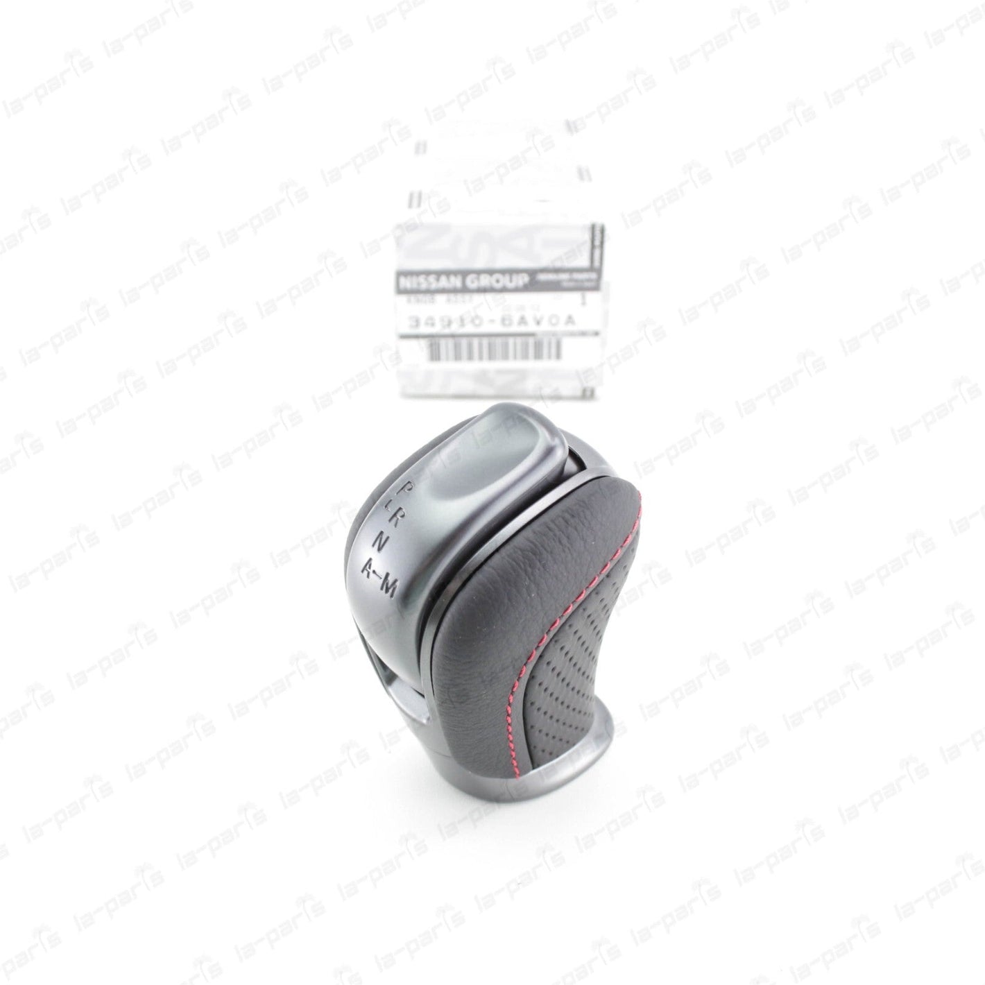 NISSAN GENUINE R35 GT-R GTR BLACK EDITION RED STITCH SHIFT KNOB 34910-6AV0A