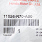New Genuine Honda Engine Crankcase Breather PCV Hose 11856-R70-A00