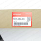 NEW GENUINE HONDA 92-95 CIVIC 2 3 DR DOOR GARNISH TRIM PILLAR SASH SET LH & RH