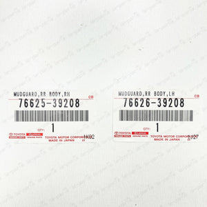 NEW GENUINE OEM TOYOTA HILUX PICKUP 4RUNNER 89-95 4WD REAR MUDGUARDS PAIR SET