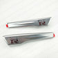 GENUINE NISSAN GT-R R35 GTR FRONT FENDER EMBLEM SET OF 2 63871-62B0A 63870-62B0A