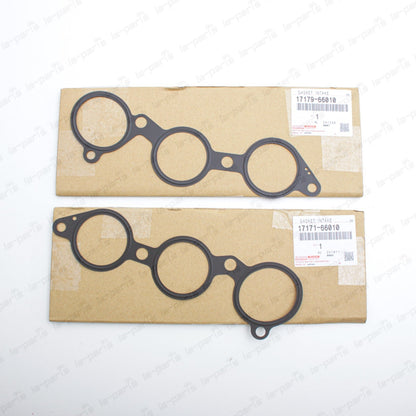 New Genuine Toyota Land Cruiser FZJ80 LX450 1FZ Intake Manifold Gasket Kit Qty:2