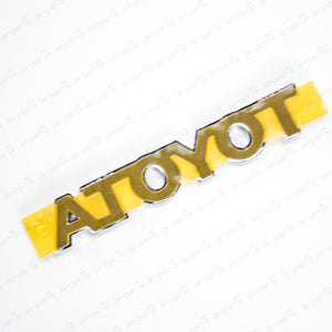 New Genuine Toyota 98-03 Land Cruiser Back Door Chrome TOYOTA Emblem 75441-60320