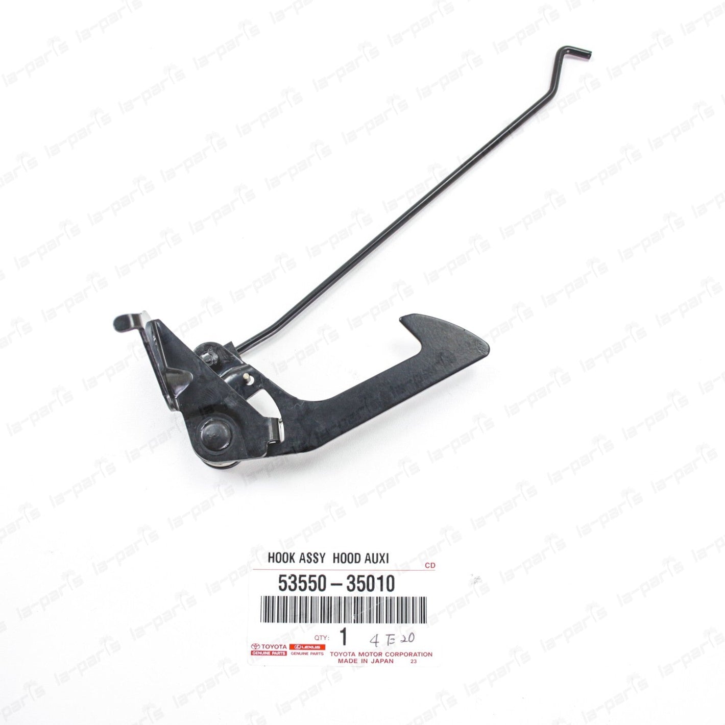 New Genuine Toyota 03-06 4Runner Hood Auxiliary Catch Hook Assy 53550-35010