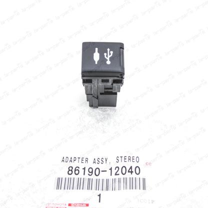 New Genuine OEM Toyota 18-22 Prius Rav4 Sienna Auxiliary Jack 86190-12040