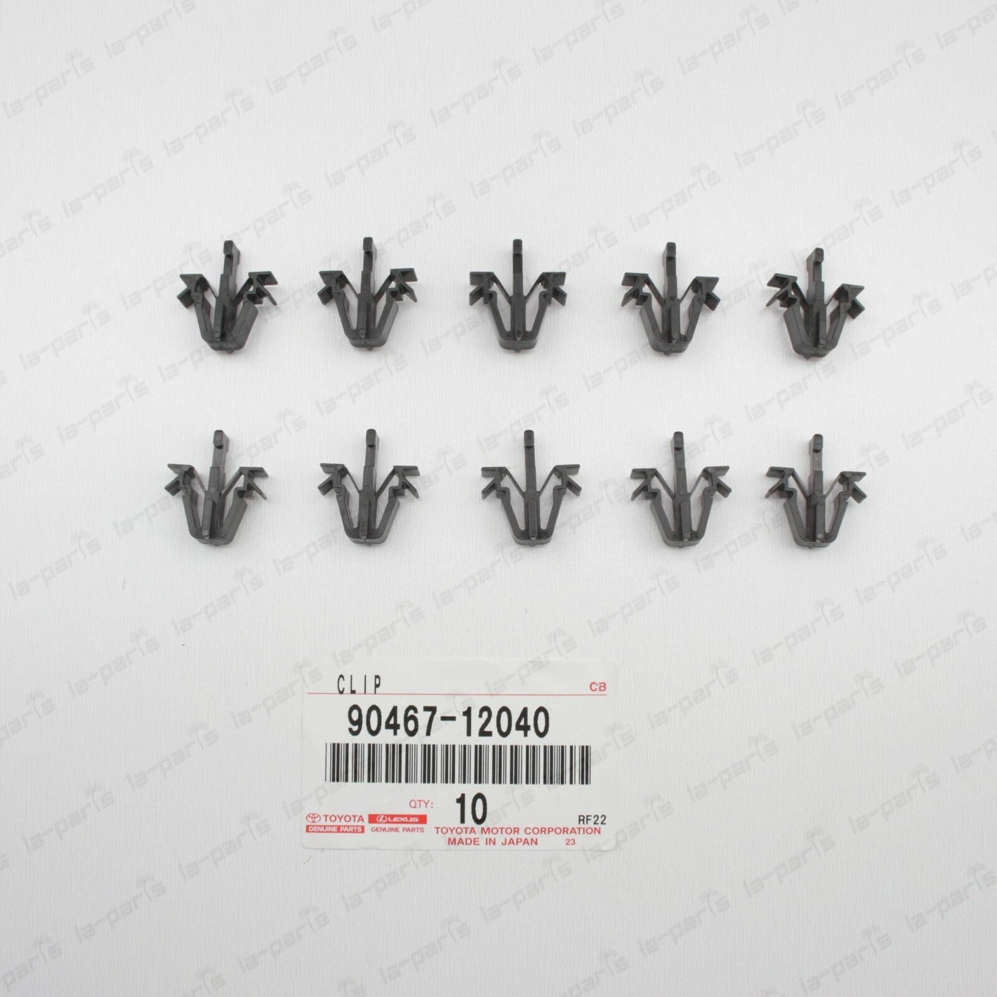NEW GENUINE TOYOTA TACOMA RAV4 4RUNNER  90467-12040 NEW GRILLE CLIPS 10PC