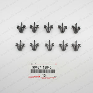 NEW GENUINE TOYOTA TACOMA RAV4 4RUNNER  90467-12040 NEW GRILLE CLIPS 10PC