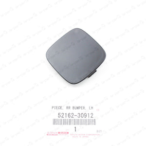 New Genuine Lexus 08-11 GS350 GS460 GS450h Rear Bumper Left Tow Cover Cap