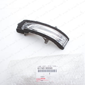 New Genuine OEM Toyota 12-21 Land Cruiser Driver Mirror Turn Signal 81740-60090