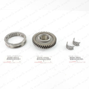 New Genuine Toyota Corolla Matrix 5th Gear Repair Kit 41 Teeth 3pc 33336-42020