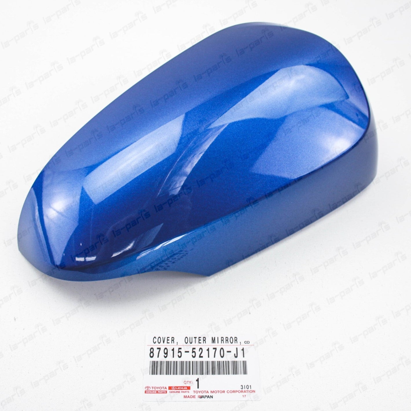 Genuine Toyota 12-19 Prius "C" Passenger Mirror Cover 8T7 Blue 87915-52170-J1