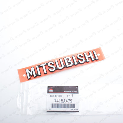 New Genuine OEM Mitsubishi 14-20 Outlander Lancer X EVO Trunk Emblem 7415A479