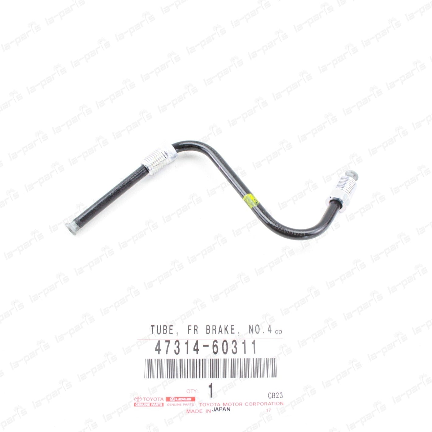 Genuine Toyota 10-18 4Runner FJ Cruiser GX460 Front Brake Tube NO.4 47314-60311