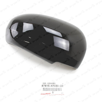 New Genuine OEM Toyota 10-15 Prius Prius V Passenger Side Mirror Cover Black 202
