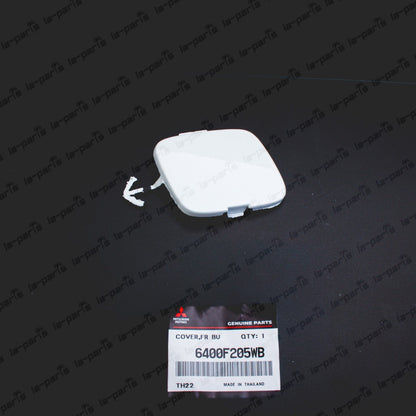 Genuine OEM Mitsubishi 17-20 Mirage G4 Front Bumper Tow Hook Eye Cap 6400F205WB