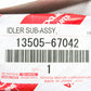 New Genuine OEM Toyota 1KDFTV Timing Belt Idler Sub-Assy No.1 13505-67042