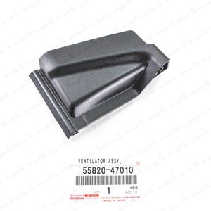New Genuine OEM Toyota 12-17 Prius V Driver Side Cowl Cover Seal 55820-47010