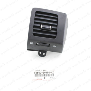 GENUINE TOYOTA PRADO LEXUS GX470 DASH REGISTER AC HEATER AIR VENT 55660-60150-C0