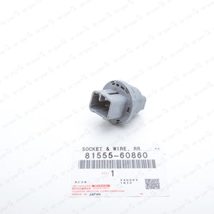 New Genuine OEM Toyota Lexus 2003-2009 GX470 Rear Turn Signal Socket 81555-60860