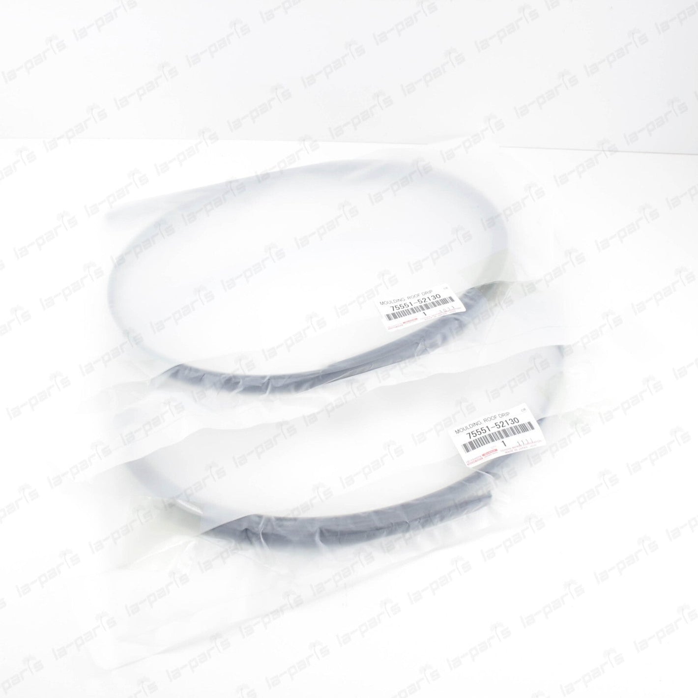 NEW GENUINE  TOYOTA 07-11 YARIS HATCH ROOF DRIP SIDE FINISH MOULDING SET OF 2