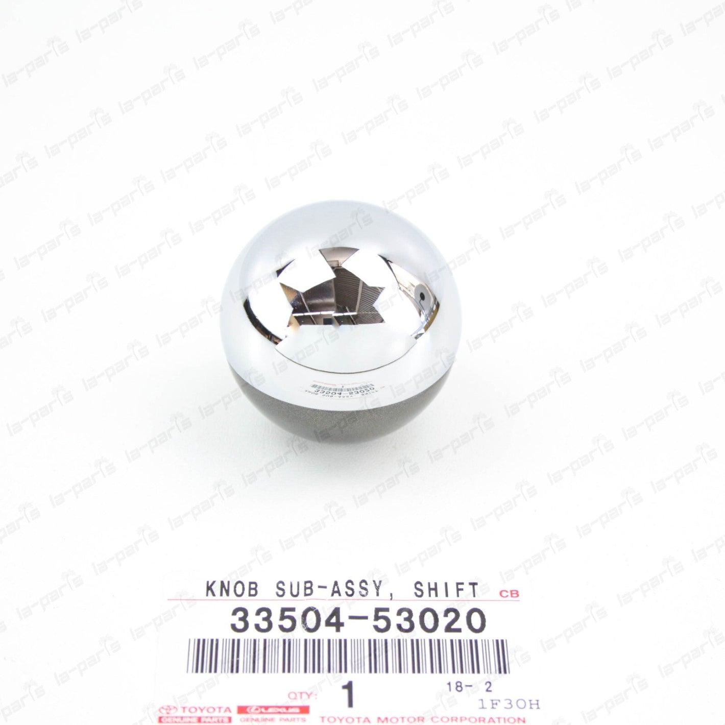 NEW GENUINE FOR LEXUS IS300 TOYOTA MR2 SPYDER CHROME SHIFT KNOB 3350453020