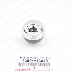 NEW GENUINE FOR LEXUS IS300 TOYOTA MR2 SPYDER CHROME SHIFT KNOB 3350453020