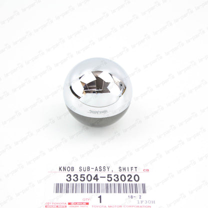 NEW GENUINE FOR LEXUS IS300 TOYOTA MR2 SPYDER CHROME SHIFT KNOB 3350453020