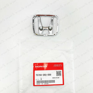 NEW GENUINE HONDA 1992-1998 CIVIC  FRONT HOOD CHROME EMBLEM 75700-SR3-000