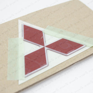 New Genuine Mitsubishi 91-99 3000GT Eclipse Triple Diamond Front Emblem MB814979