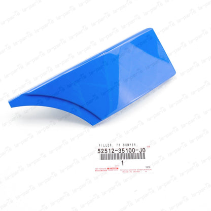 New Genuine Toyota FJ Cruiser 07-14 BLUE Front RH Bumper Filler 52512-35100-J0