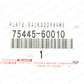 New Genuine Toyota Land Cruiser LX470 GX470 Rear Backdoor V8 Emblem 75445-60010