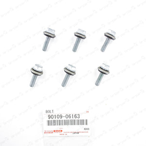 Genuine Toyota 8 Cyl 4.7L 2UZFE Cylinder Head Cover Bolt 90109-06163 SET of 6