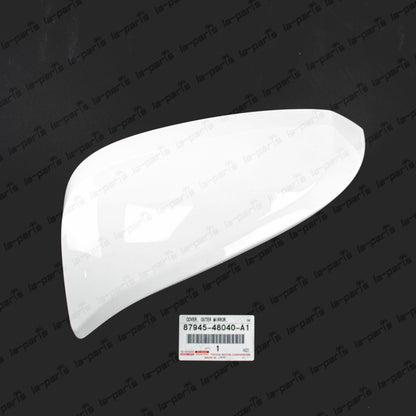 New Genuine Toyota 14-18 Rav4 040 White Driver Side Outer Mirror Cover
