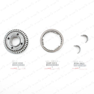NEW GENUINE TOYOTA RAV4 MANUAL 5TH GEAR REPAIR KIT 40 TEETH 3PC KIT 33336-42040