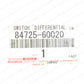 NEW GENUINE FOR TOYOTA LC LEXUS LX450 DIFFERENTIAL LOCK SWITCH 84725-60020