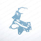 Genuine OEM Mitsubishi 03-06 Lancer EVO Eclipse 4G63 Oil Pump Gasket MD322521