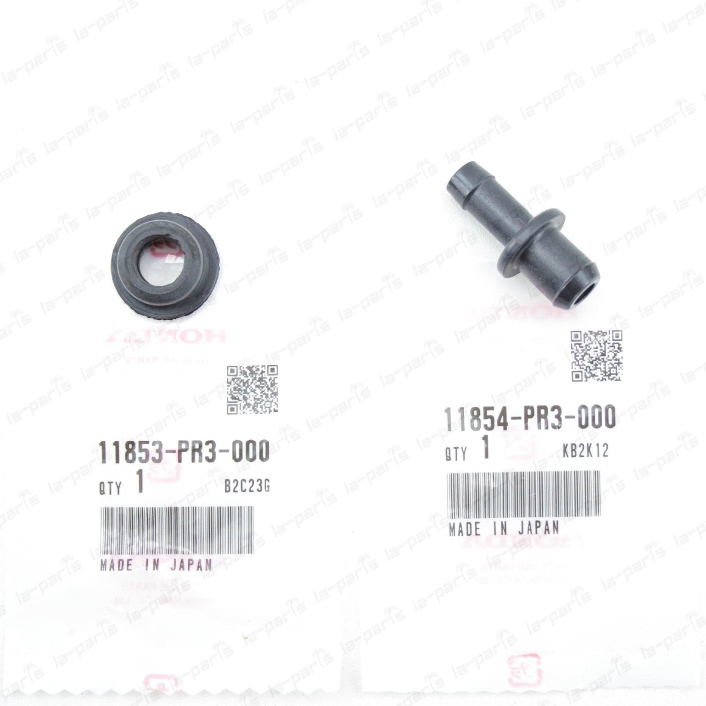 GENUINE HONDA ACURA PCV BREATHER CHAMBER JOINT VALVE + GROMMET SET OF 2PCS
