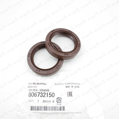 Genuine Subaru 90-12 Legacy Impreza Forester SOHC Camshaft Oil Seal 806732150 x2