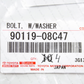 New Genuine OEM Toyota Roof Rack Bracket Bolt W/Washer 90119-08C47 SET OF 4