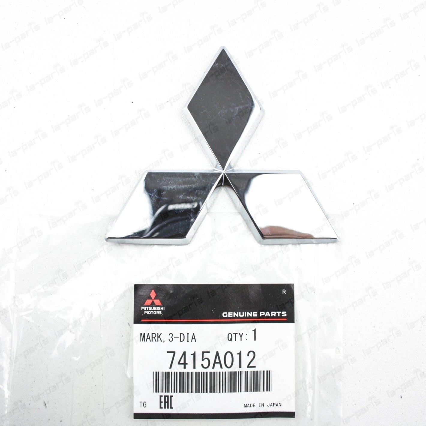 New Genuine Mitsubishi Lancer EVO 8 EVO 9 Rear Triple Diamond Emblem 7415A012