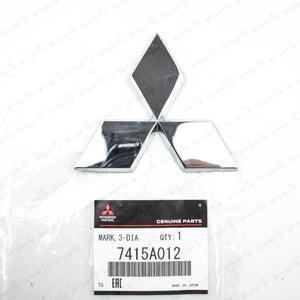 New Genuine Mitsubishi Lancer EVO 8 EVO 9 Rear Triple Diamond Emblem 7415A012