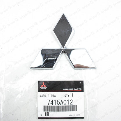 New Genuine Mitsubishi Lancer EVO 8 EVO 9 Rear Triple Diamond Emblem 7415A012