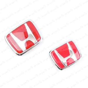 100% GENUINE JDM AUTHENTIC OEM HONDA CIVIC EK9 Type-R Emblem Front + Rear Set