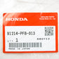 New Genuine OEM Honda Acty Kei Truck E07A Rear Main Oil Seal 91214-PFB-013