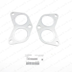 NEW GENUINE SUBARU WRX STI LEGACY FORESTER TURBO EXHAUST MANIFOLD GASKET SET