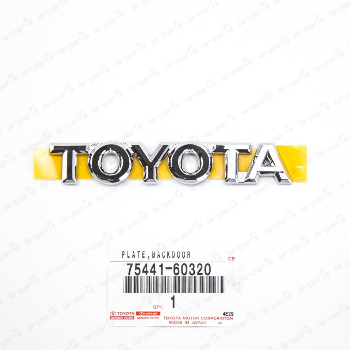 New Genuine Toyota 98-03 Land Cruiser Back Door Chrome TOYOTA Emblem 75441-60320