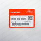 New Genuine OEM Honda 88-91 CRX EF Rear "HONDA" Decal Sticker Silver